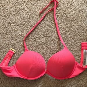 Vibran Pink Women's Bikini Top